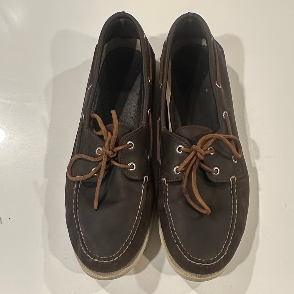 Sperry Brown Leather Men's Boat Shoes